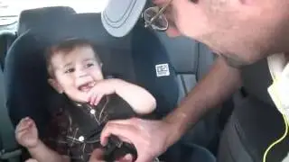 Bob Marley kid in car (the power of reggae)