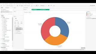 How to Create Donut Chart with Dual Axis in Tableau Desktop 2023 |  Donut Chart |  Tableau 2023