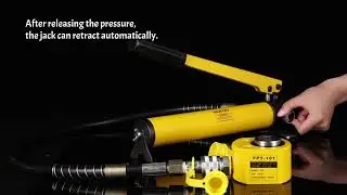 Hydraulic Jack Porta Power Kit + CP-180 Manual Hydraulic Hand Pump | NEWTRY