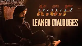 KGF Chapter 2 Leaked Fan made Dialogues | KGF Chapter 2 Teaser | KGF Chapter 2 Leaked Videos