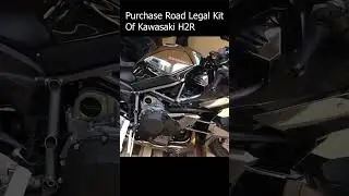 🔥 Road Legal Kit For #ninja #h2r 🔥 #shorts #bikelover #zsmotovlogs #haveybikes #sportsbike