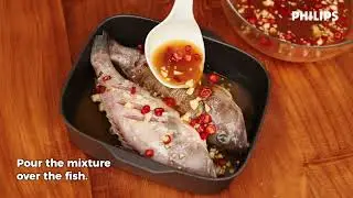 Philips Air Cooker 3000 Series NX0950 | Steamed Lime Fish With Cili Padi Recipe Video
