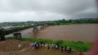 heavy Rain Bhiloda Hathmati River