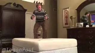 Watch WINE-JUMP TEST on my new mattress!
