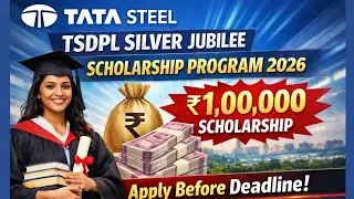 Tata Steel Scholarship, Apply before Last Date Full details Explained #scholarship 
