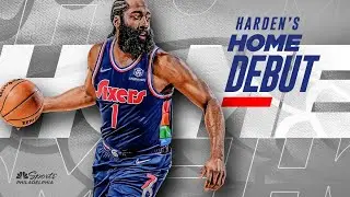 Sixers Fans Fired Up as James Harden Makes His Home Debut