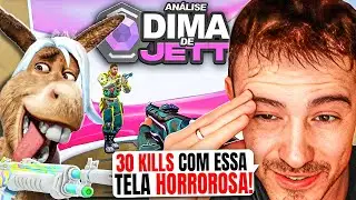 Analisei uma Jett que NÃO SABE O QUE TÁ FAZENDO no Diamante 2 - f0rsaken análises