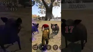 King Omega Wolf vs 2 Boar