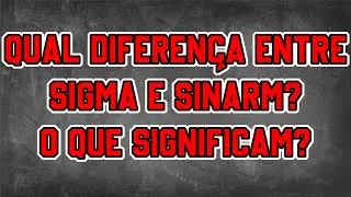 QUAL DIFEREN&Ccedil;A ENTRE SIGMA E SINARM? E O QUE SIGNIFICA NA PRATICA? SIGNIFICADO DAS PALAVRAS
