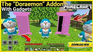 Doraemon Add-On! In Minecraft Pe | Doraemon Mod In Minecraft Pe | in Hindi | 2021