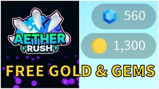 ROBLOX Aether Rush Codes to get FREE GOLD & GEMS!
