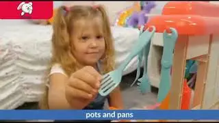 Storio Toys Kitchen Set for Kids Girls Big Cooking Set Light and Sound Pretend Play Toy #toys #gifts