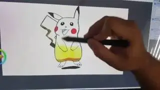 how to Draw pikachu