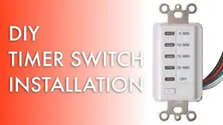 Never leave your Exhaust Fan ON! DIY Timer Installation