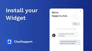 How to add the ChatSupport widget to your website