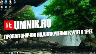 ЧТО ДЕЛАТЬ ЕСЛИ ПРОПАЛ ЗНАЧОК ПОДКЛЮЧЕНИЯ К WIFI В ТРЕЕ