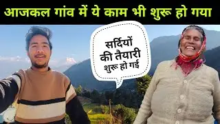 आजकल गांव में ये काम भी शुरू हो गया | pahadi life style vlog | @Pahadwalebhaiya 