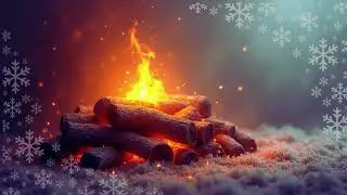 Winter Bonfire Wallpaper &ndash; Cozy Jazz Music for All Time