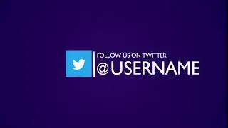 Social Media Lower Thirds in After Effects #twitter