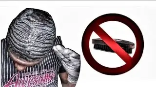 how to get waves without a brush