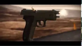 Hand Gun Test Element 3D After Effects indaneey design