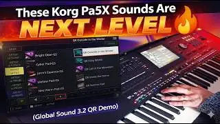 Korg Pa5X - Global Sound 3.2 QR keyboard sounds demo
