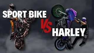 DEBATE ‼️ Are Harleys EASIER than Sport Bikes to Stunt?? | Episode #29