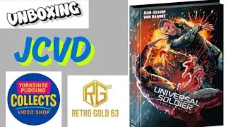 UNBOXING JCVD UNIVERSAL SOLDIER REGENERATION GERMAN MEDIABOOK BLURAY RETRO GOLD 63