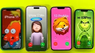 Madness Incoming Call | IPhone 17 ProMax + iPhone 13 Pro + iPhone 13 ProMax + iPhone 11 