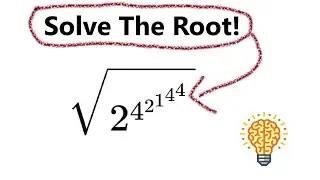 Find the Square Root WITHOUT a Calculator! - Fun Problem With Exponents