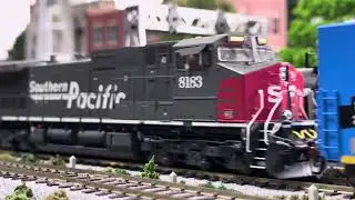 WGH - HO Scale Model Trains - DCC & Sound Running on KATO UNITRACK - Southern Pacific & Army