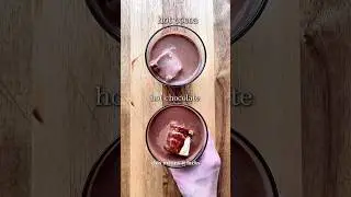 Do you know the difference between hot chocolate and hot cocoa #chocolate #foodscience