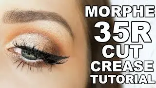 MORPHE 35R PALETTE | CUT CREASE EYE SHADOW TUTORIAL