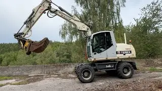 K&ouml;p Hjulgr&auml;vmaskin Terex TW160 med skopa och tiltrotator p&aring; Klaravik