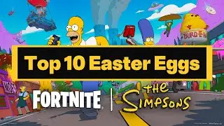 10 лучших ПАСХАЛЬНЫХ ЯИЦ в Fortnite SIMPSONS!