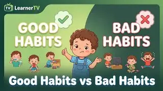 Good habits and Bad habits|Good Habits vs Bad Habits for kids|Learner TV