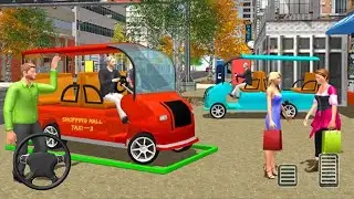 Smart Taxi Shopping Mall Car Driving Sim | Android iOS Gameplay | 4k