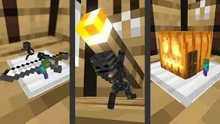 Minecraft Crafting : Jack-O'-Lantern, Iron Sword - Minecraft Animation | Paultm