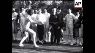 Swedish Prince Is Keen Fencer