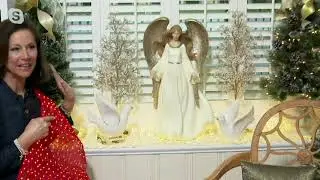 5' Illuminated Celestial Sheer Fabric Garland Runner by Valerie on QVC