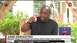 Kitui Senator Enoch Wambua demands urgent action against sand harvesting cartels