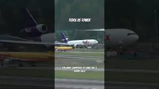 FedEx vs Tower #funnyatc