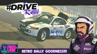 This Retro Rally Game Feels TOO Good&hellip; | #DRIVE Rally First Look