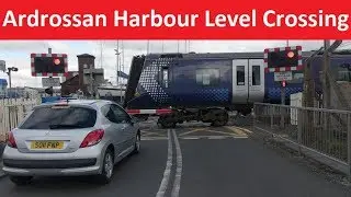 Ardrossan Harbour Level Crossing - Ayrshire Coast Line -  Ardrossan, North Ayrshire