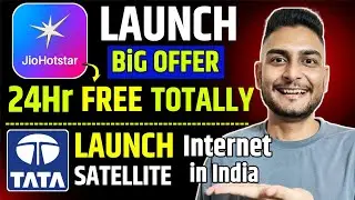 Jio Hotstar Biggest Offer 24Hr Free | Tata Launch Satellite Internet in india 