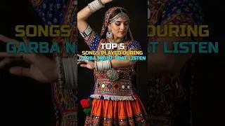 Top 5 Songs Played During Garba Night That Listen || Kamariya , Dholida || #shorts #trendingnow