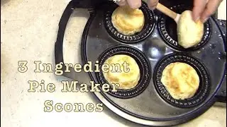 Pie maker Scones 3 ingredient cheekyricho cooking youtube video recipe, from David.. ep. 1,244