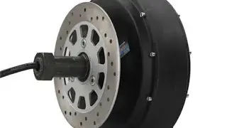 QS Hub Motor Electric Hybrid Car BLDC Single Shaft In wheel Motor 2000W Motor With Controller