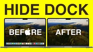 How to Hide Dock in Mac?
