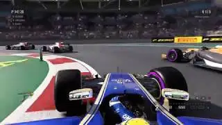 El BUG de fin de a&ntilde;o xD F1 2017 Abu Dhabi - Sauber